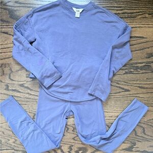 Athleta Girl Legging and Athetic Top set - Purple